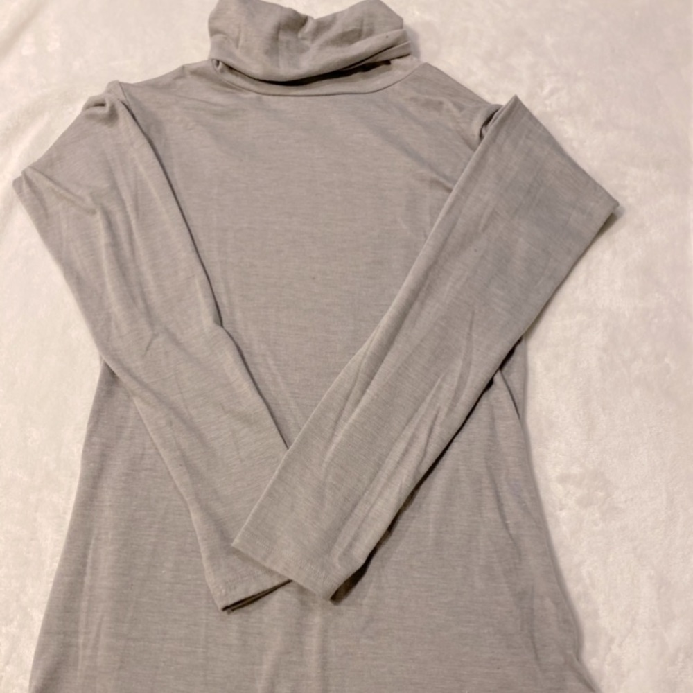 Grey turtleneck